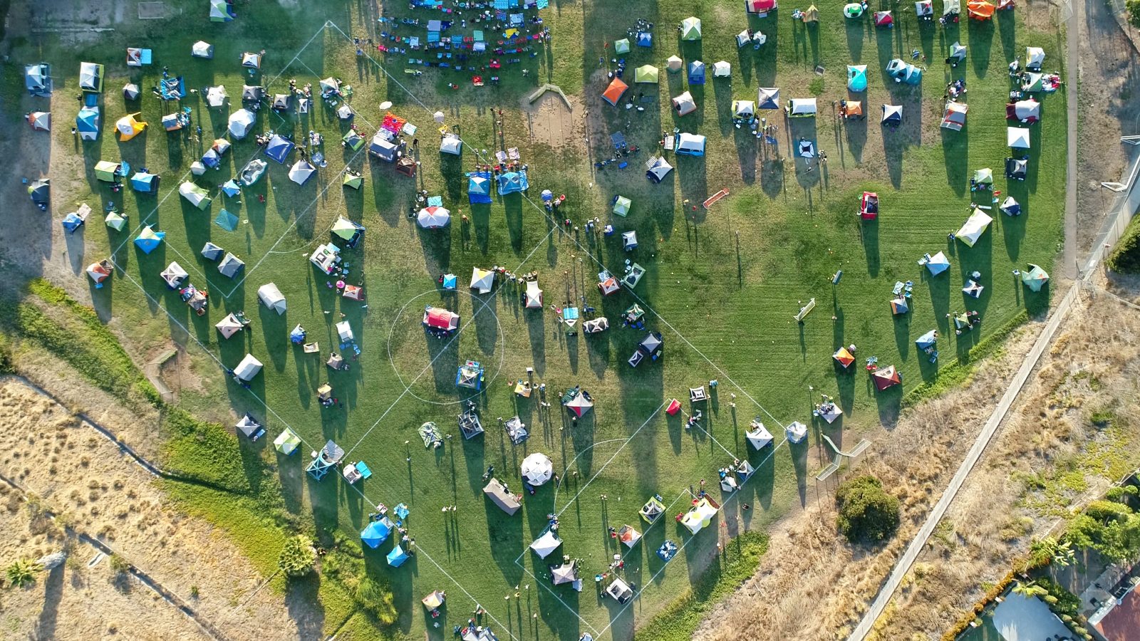 Overhead Campout Photo